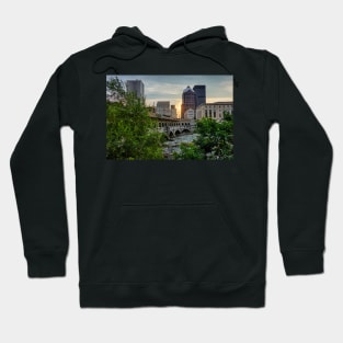 Rochester NY Sunrise Genesee River Grass Hoodie